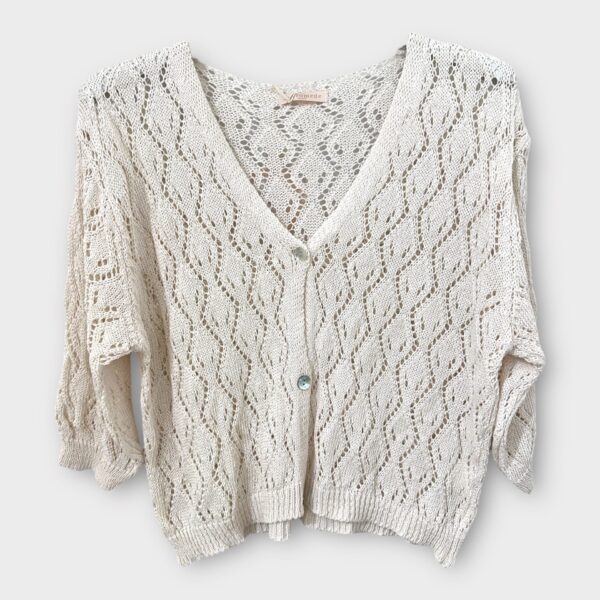 Gilet Marcel écru_41Bis mode femme raffinée