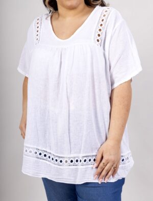 Blouse Malia blanche_41Bis mode femme curvy