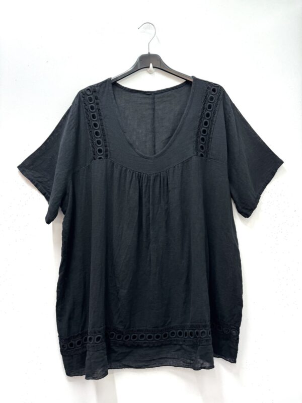 Blouse Malia noire_41Bis mode femme curvy