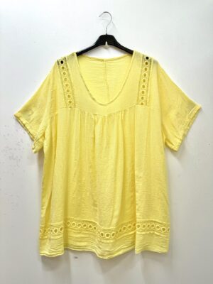 Blouse Malia jaune_41Bis mode femme curvy