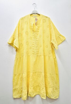 Robe Gipsy jaune_41Bis mode femme grande taille