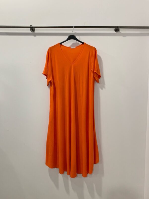 Robe Nala orange_41Bis mode femme grande taille