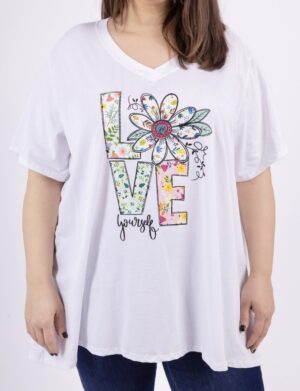 T shirt Love_41Bis mode femme ronde
