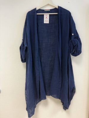Veste Gaëtane bleu marine_41Bis mode femme grande taille