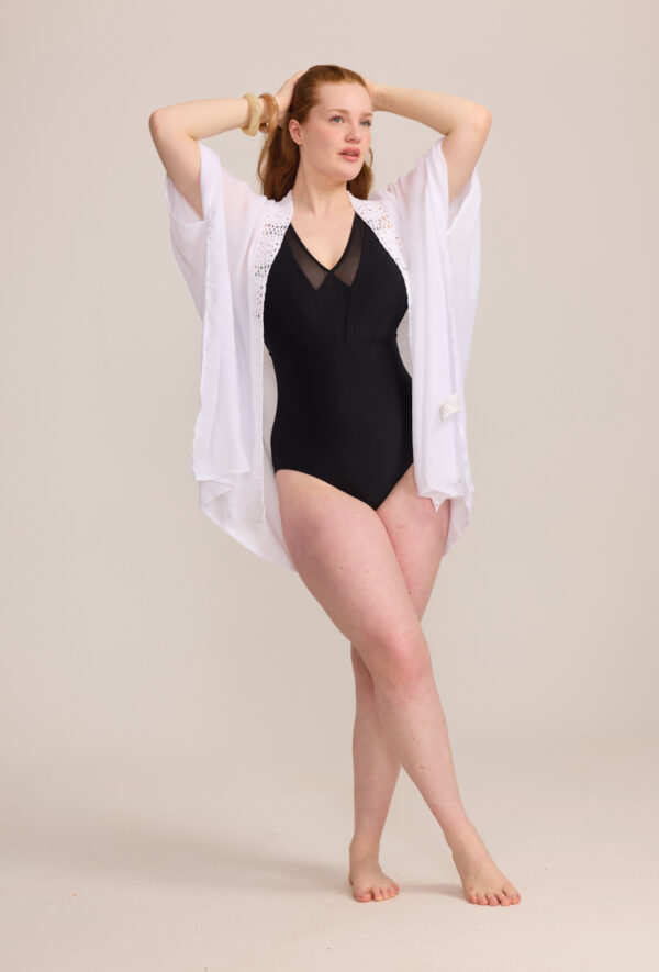 Kimono Adam blanc_41Bis mode femme plage grande taille