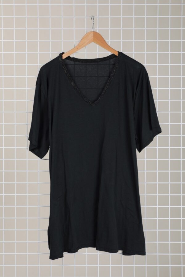 T shirt Melvin noir_41Bis mode femme grande taille