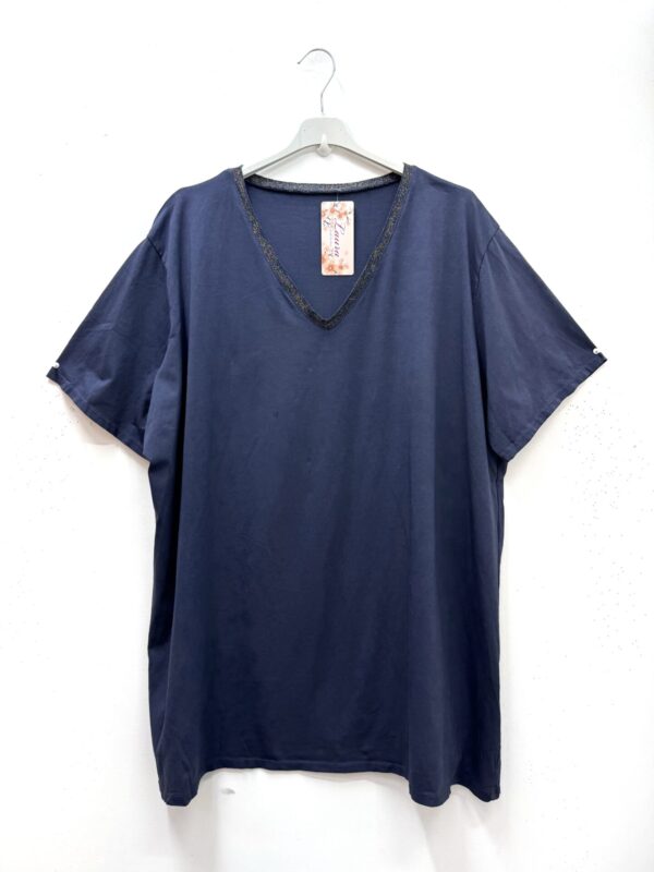 T shirt Melvin bleu marine_41Bis mode femme grande taille