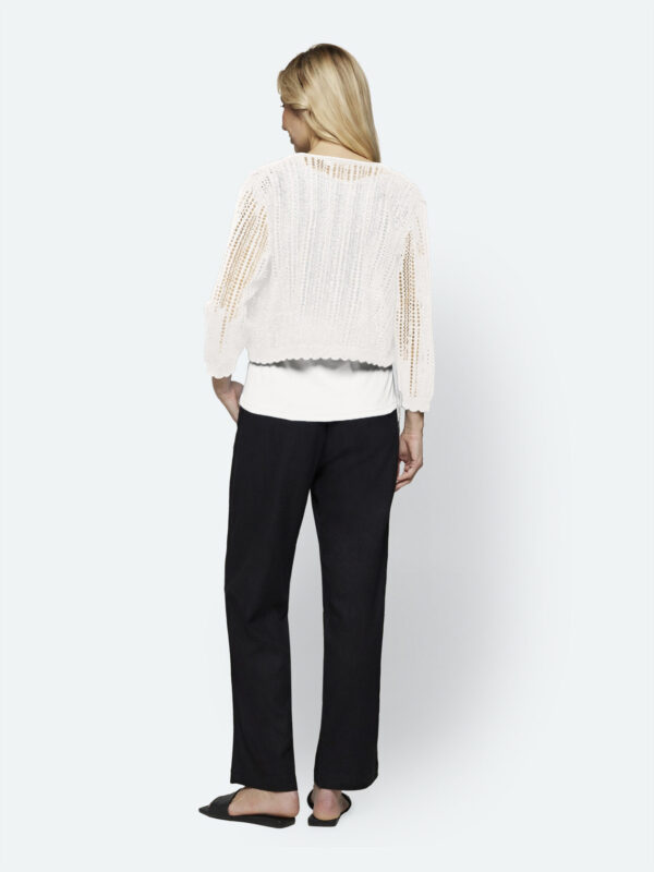 Gilet Brice blanc_41Bis mode femme raffinée Signature