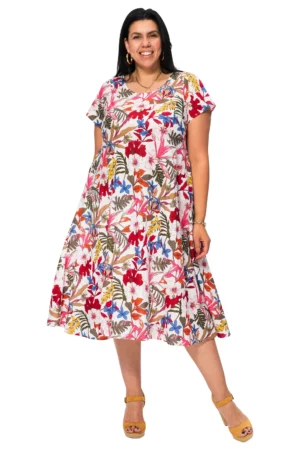 Robe Odette_41Bis mode femme grande taille colorée