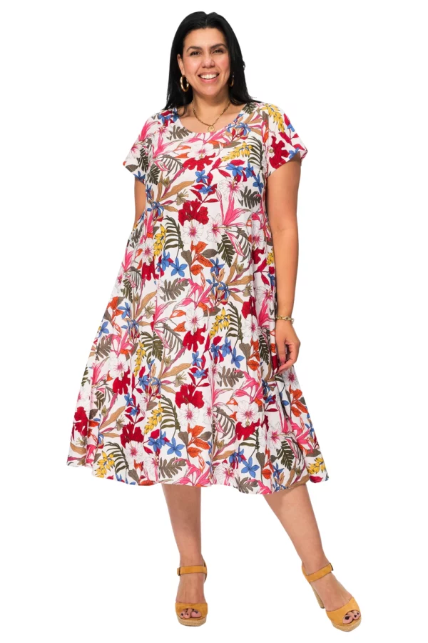 Robe Odette_41Bis mode femme grande taille colorée