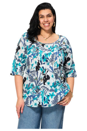 Tunique Esmée_41Bis mode femme colorée grande taille