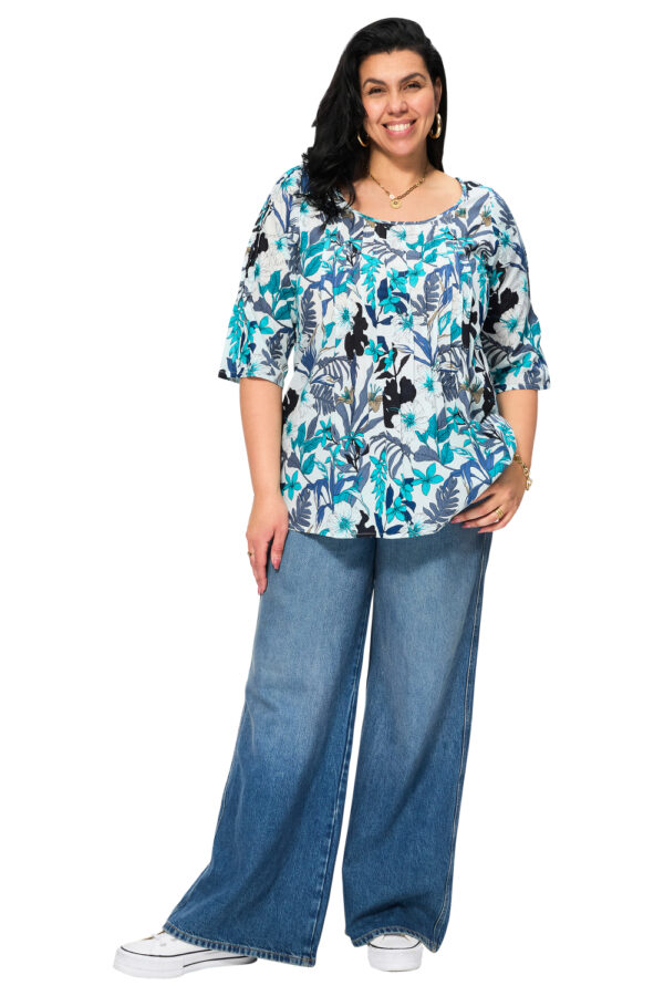 Tunique Esmée_41Bis mode femme colorée grande taille