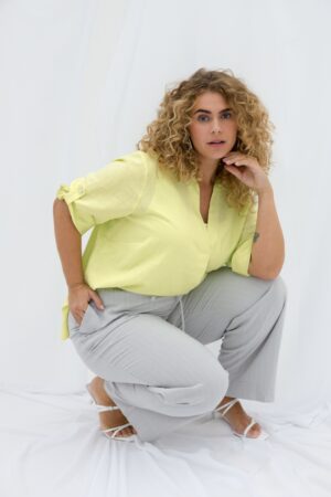 Tunique Uda verte_41Bis mode femme grande taille Yesta