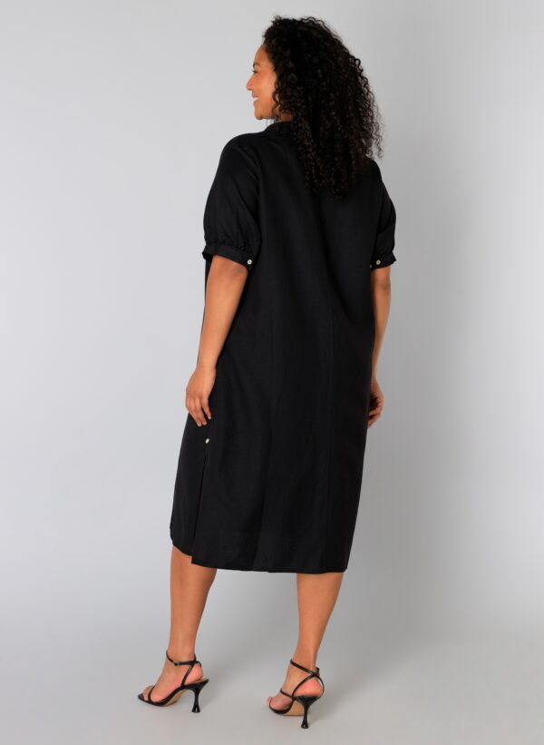 Robe Aelia noire_41Bis mode femme grande taille Yesta