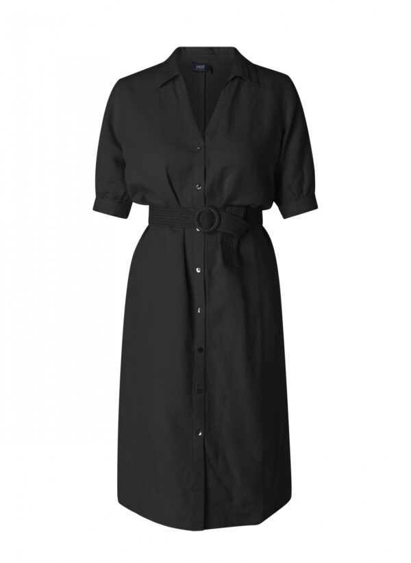 Robe Aelia noire_41Bis mode femme grande taille Yesta