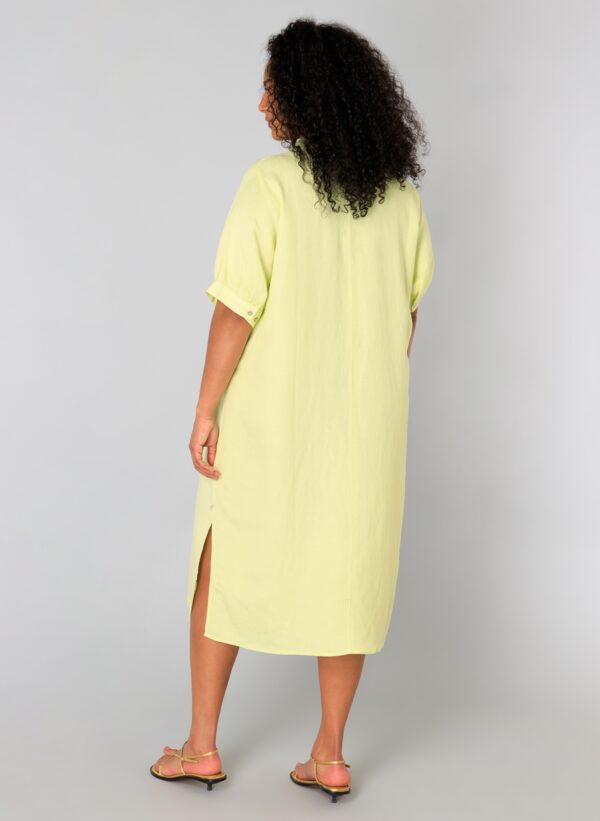 Robe Aelia verte_41Bis mode femme grande taille Yesta