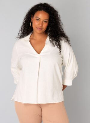 Tunique Uda écrue_41Bis mode femme grande taille Yesta