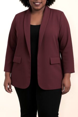 Blazer Julien bordeaux_41Bis mode femme ronde