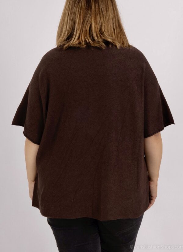 Pull Ugo marron_41Bis mode femme grande taille