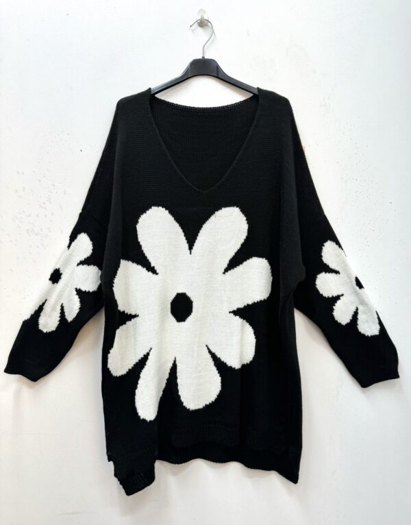 Pull Greg noir_41Bis mode femme grande taille