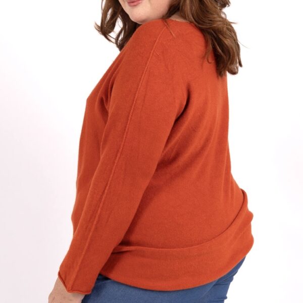 Pull Kiki rouille_41Bis mode femme grande taille