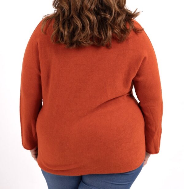 Pull Kiki rouille_41Bis mode femme grande taille