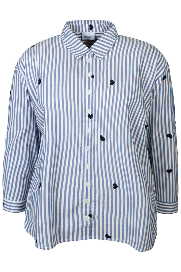 Chemise Sally_41Bis mode femme grande taille Zhenzi