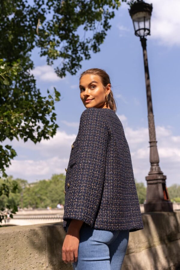 Veste Navy_41Bis mode femme raffinée