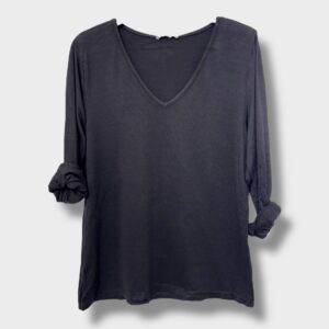 T shirt Kev noir_41Bis mode femme raffinée