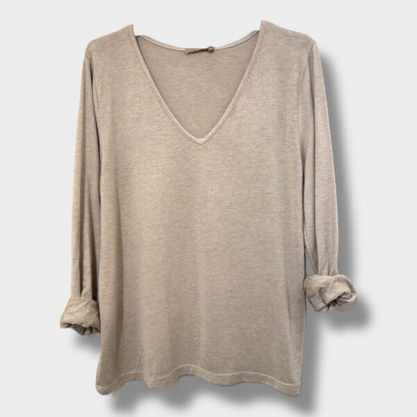 T shirt Kev beige_41Bis mode femme raffinée