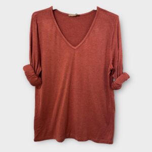 T shirt Kev rouille_41Bis mode femme raffinée