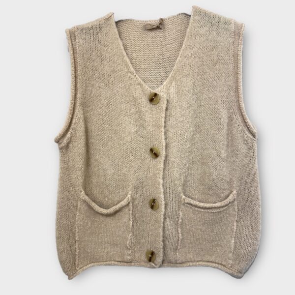 Cardigan Nicky beige_41Bis mode femme raffinée
