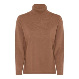Pull col roulé Léon camel_41Bis mode femme raffinée Micha
