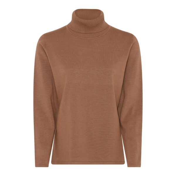Pull col roulé Léon camel_41Bis mode femme raffinée Micha