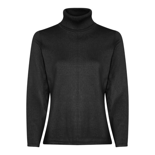 Pull col roulé Léon noir_41Bis mode femme raffinée Micha