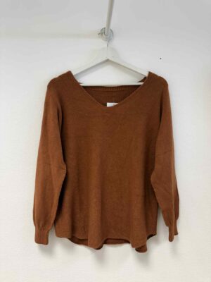 Pull Loxy rouille_41Bis mode femme toute taille Angers