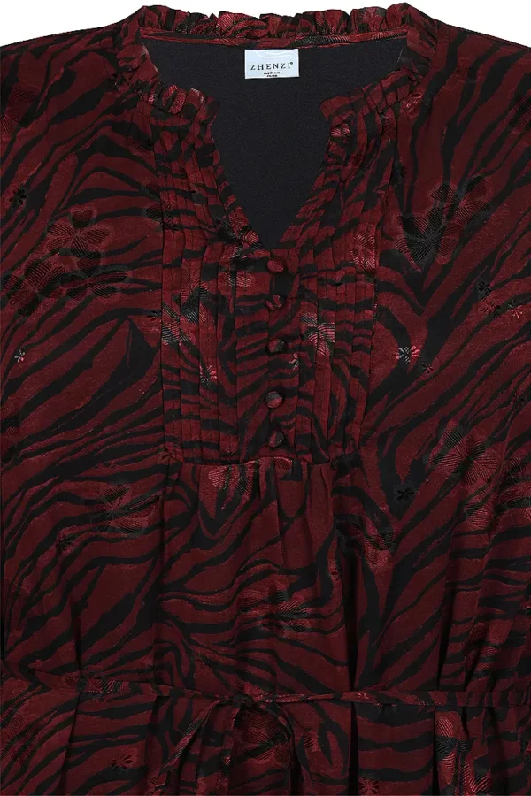 Robe Tula_41Bis mode femme grande taille Zhenzi