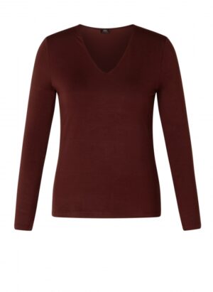 Haut Guinevra bordeaux_41Bis mode femme grande taille Yesta