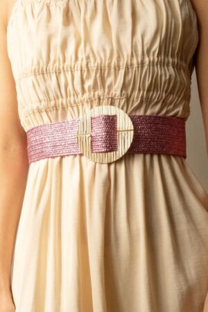 Ceinture rose Estel_41Bis mode femme