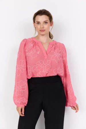 Blouse Sahifa rose_41Bis mode femme curvy Wasabi