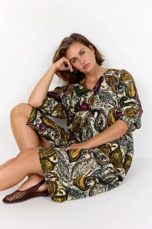 Robe Heva_41Bis mode femme curvy Wasabi