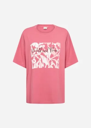 T shirt Wild rosé_41Bis mode femme curvy Wasabi