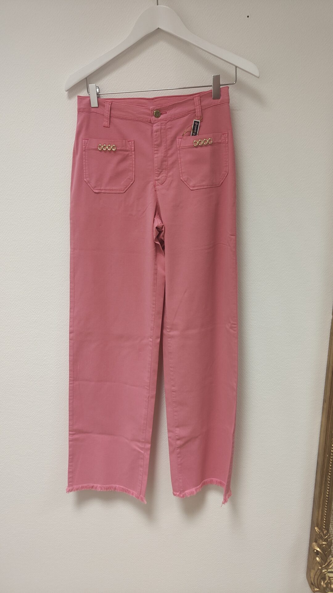 Pantalon Vienne rose_41Bis mode femme curvy colorée et élégante Waltron