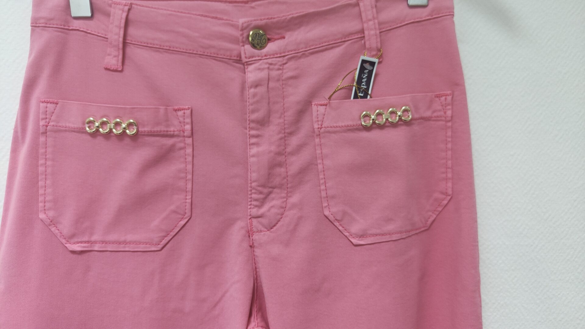 Pantalon Vienne rose_41Bis mode femme curvy colorée et élégante Waltron