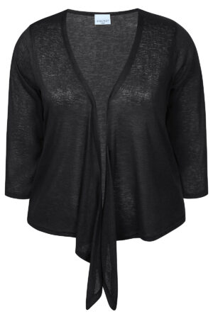 Gilet Agar noir_41Bis mode femme curvy Zhenzi