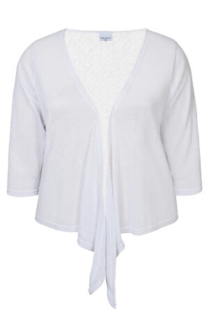 Gilet Agar blanc_41Bis mode femme curvy Zhenzi