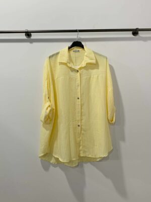Chemise Astrid jaune_41Bis mode femme curvy