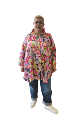 Chemise fleurie Katchy_41Bis mode femme colorée grande taille Jorgie