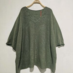 Pull kaki Ugo_41Bis mode curvy colorée et fun