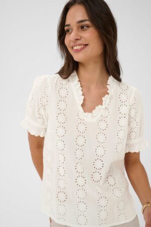 Blouse Kadona blanche_41Bis mode colorée femme Kaffe